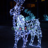 Светодиодная фигура Олень Скакун, высота 1,9 м