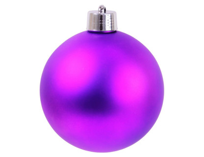 Пластиковый шар 200 мм., фиолетовый, матовый, арт. JNPM-20-P