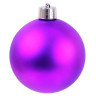 Пластиковый шар 200 мм., фиолетовый, матовый, арт. JNPM-20-P