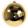 Пластиковый шар 250 мм., золотой, глянцевый, арт. 167589