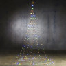 Электрогирлянда Звездный Ёлочный Дождик - Крупные Капли 12*2+6 м, с контроллером, 480 LED-огней, mix, Edelman, арт. 1105715/85440