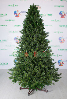 Ель интерьерная Сказочная премиум 5.5 м, ПВХ-пленка + резина