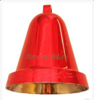 Колокол Красный, 20 см., Snowhouse, арт. BL1-S20R