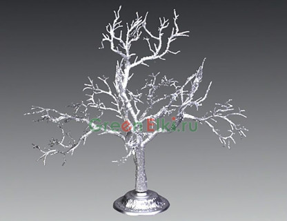 Подставка для сувениров Деревце серебряное, 61 см, NV Trading Co, арт. 01240TR/BEB