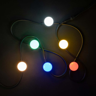 Электрогирлянда системы Belt-Light LUX, черный пр., шаг 40 см., LaitCom, арт. BL20m/40-1-2 21-004