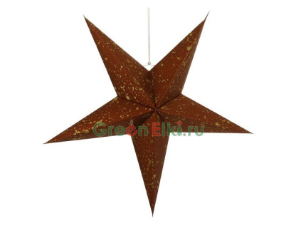 Звезда на подвеске Спайс шоколадная 56 см, арт. 166845