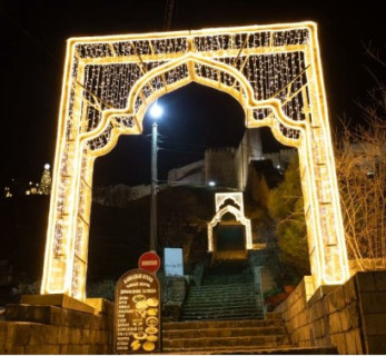 Светодиодная конструкция арка Магалы N1, высота 3 м   