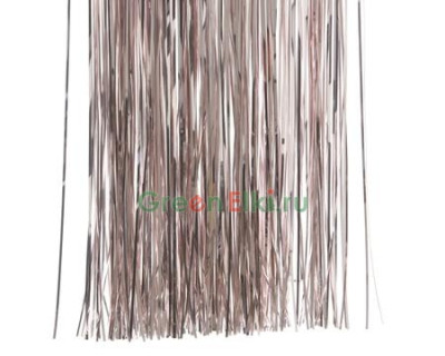 Дождик елочный Новогодний водопад 50*40 см., нежно-розовый, Kaemingk, арт. 431510