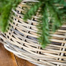 Корзина для елки Меланж, серая с бежевым, 65х20 см., National Tree Company, арт. 31HKAG652 Корзина для елки Меланж, серая с бежевым, 65х20 см., National Tree Company, арт. 31HKAG652