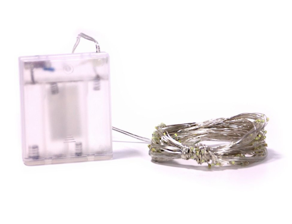 Электрогирлянда Конский Хвост 8*2+0.5 м, батарейки, 160 mini-LED, холодный белый, Koopman International, арт. AX8701130