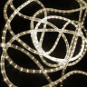 Светодиодный дюралайт Rich LED, 2-х проводной, теплый белый, мерцающий, кратность резки 1 метр,  диаметр 13 мм, 220 В, 100 м, арт. RL-DL-2WH-100F-240-WW