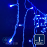 Светодиодная бахрома Rich LED, 3*0.5 м, синяя, прозрачный провод, арт. RL-i3*0.5-T/B