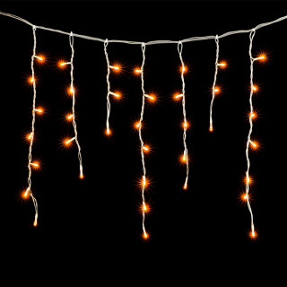 Электрогирлянда Бахрома, 3,1х0,5 м., прозр. пр., желтый, LaitCom, арт. PIL150-10-2Y 02-056