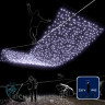 Светодиодный занавес Rich LED 2*6 м, влагозащитный колпачок, белый, черный провод, арт. RL-C2*6-CB/W