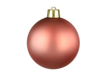 Пластиковый шар 200 мм., розовый, матовый, арт. 1135130