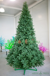 Ель интерьерная Европейская премиум 6 м, ПВХ-пленка + резина