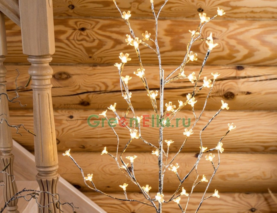 Светодиодное деревце Яблонька 150 см, 56 тёплых белых LED-цветов, арт. TR150-WC