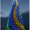 Многофункциональный комплект освещения 3D, для новогодних елок высотой 30 метров
