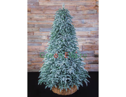 Искусственная ель Нормандия Пушистая заснеженная 1,55 м. 100% литые ветки. арт. 72084