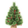Искусственная сосна Роскошная с ягодами и шишками 45 см., арт. 14045