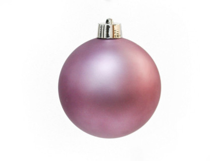 Пластиковый шар 200 мм., сиреневый, матовый, арт. 1131378