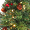 Ель настольная Эвридей 60 см., на батарейках, 35 тёплых белых LED-огней, National Tree Company, арт. 31TPC24B/ED-303-24-B