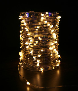 Светодиодная нить Роса, 20 м., теплый белый, Laitcom, арт. Rosa 200-20-WW 08-008