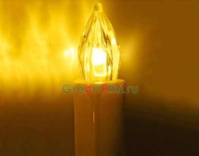 Набор свечей для елки Уютная классика 10 см., 10 Led ламп, на клипсах, Koopman International, арт. 168602