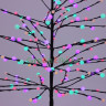 Светодиодное дерево Волшебная Вишня 180 см, 240 цветных/тёплых белых LED-огней, арт. 492645