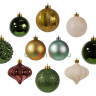 Набор пластиковых шаров Новогодний Кутюрье, коллекция Осеннее вдохновение, 60-70 мм., 60 шт., Kaemingk, арт. 167783