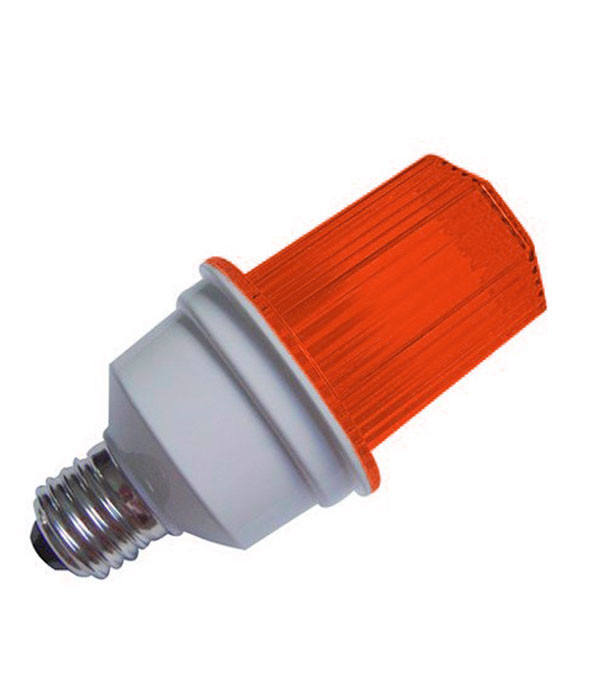 Строб лампа, 1W E27, красный, LaitCom, арт. STR1-2R 22-019