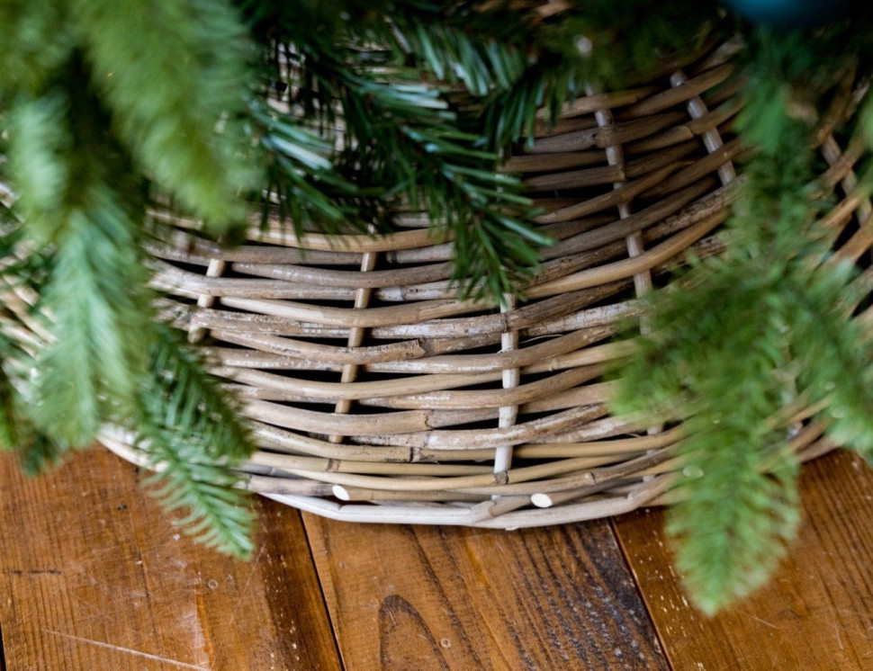 Корзина для елки Виллаж, натурально бежевая, 62х18 см., National Tree Company, арт. 31HROAG62