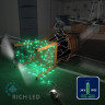 Светодиодная гирлянда Rich LED 10 м, 100 LED, 24 В, соединяемая, зеленая, зеленый резиновый провод, арт. RL-S10C-24V-RG/G