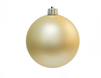 Пластиковый шар 200 мм., золотой, матовый, арт. 167141