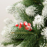 Искусственная ель Русская Императрица Снежная с ягодами 210 см., 100% литые ветки арт. РИСН-210