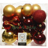 Набор пластиковых шаров Новогодний микс, 10/8/6 см., 26 шт., Kaemingk, арт. 171631