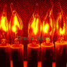 Электрогирлянда Мерцающие Свечи 2.7+1.5 м., на клипсах, эффект живого пламени, 10 LED, Snowhouse, арт. IE12-04010