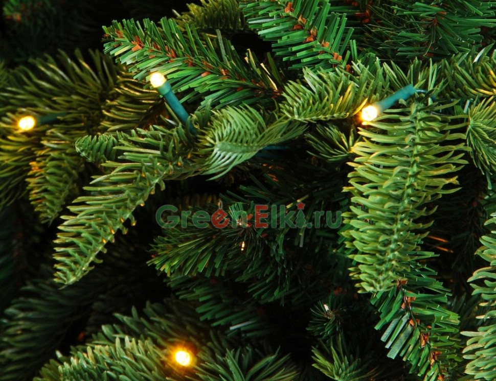 Искусственная светодиодная ель Нормандия, зелёная, тепло белые 400 LED лампы, 2,15 м, арт. 73696
