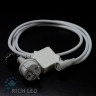 Блок питания универсальный для статичных и флэш изделий Rich LED, 2А, для соединения до 10 шт, провод белый, 220 В, арт. RL-220AC/DC-2AF-W