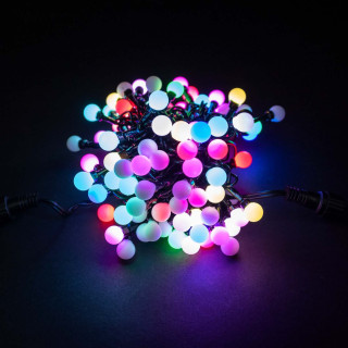 Гирлянда светодиодная Fiesta small ball, RGB, 100LED, 10 м., LaitCom, арт. SB100-1-2RGB 18-008