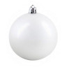 Пластиковый шар 200 мм., белый, матовый, арт. 022429