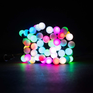 Гирлянда светодиодная Fiesta big ball, RGB, 100LED, 10 м., LaitCom, арт. BB100-2-2RGB 18-005