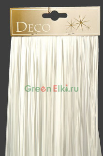 Дождик елочный Новогодний водопад 50*40 см., белый, Kaemingk, арт. 431563