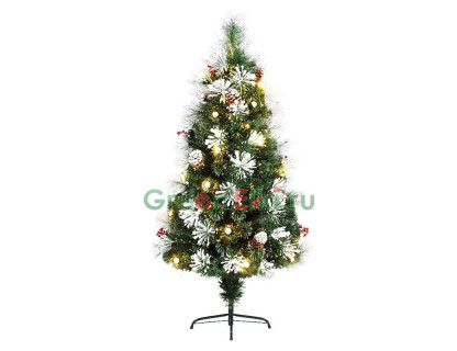 Елка заснеженная оптоволоконная Морцина 120 см, 45 LED-огней, арт. 172759