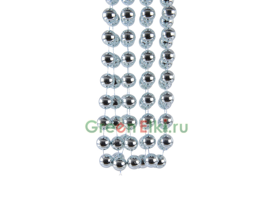 Бусы пластиковые Гигант 20 мм.*270 см., голубой туман, Kaemingk, арт. 001764