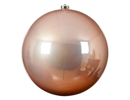 Пластиковый шар 250 мм., нежно розовый, глянцевый, арт. 022574