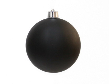 Пластиковый шар 140 мм., черный, матовый, арт. 150505