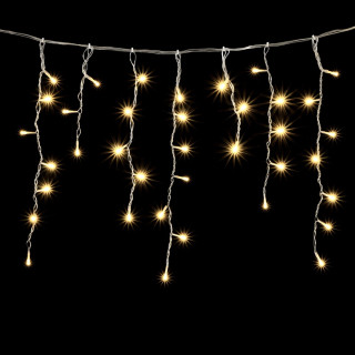 Электрогирлянда Бахрома 3,1х0,5 м. 24V, прозр. пр., теплый белый цв., LaitCom, арт. PIL160-10-1WW 02-092