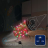 Светодиодная гирлянда Rich LED 10 м, 100 LED, 24 В, соединяемая, мульти RGP, мерцающая, черный провод, арт. RL-S10CF-24V-B/RGP