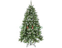 Искусственная ель Императрица заснеженная, с шишками Triumph Tree 1,55 м, арт. 73264